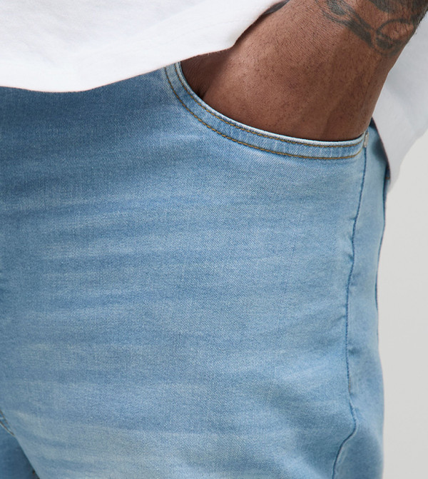 boohooMAN  Skinny Jeans - Blue Skinny Jeans