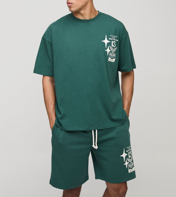 بوهو مان  - أخضر Co-Ord Set