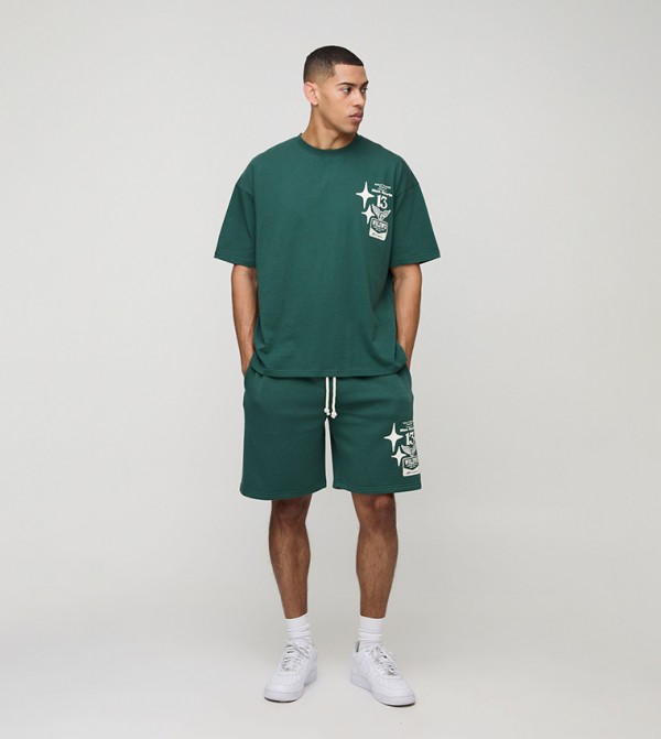 بوهو مان  - أخضر Co-Ord Set