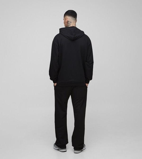 boohooMAN  Pants & Chinos - Black Joggers