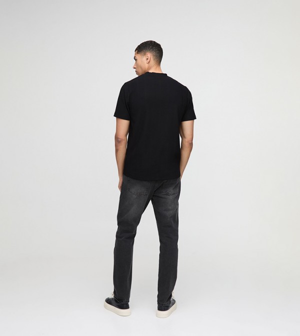 boohooMAN - Outlet boohooMAN - Outlet - Black Round Neck T-Shirts