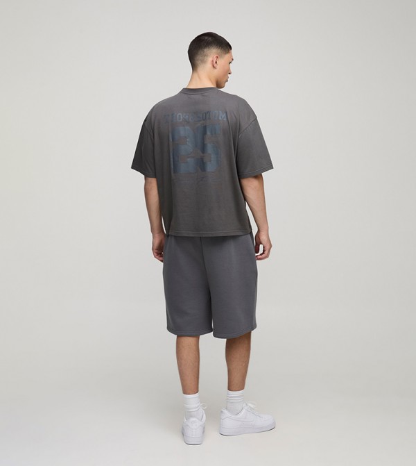 boohooMAN  - Grey Round Neck T-Shirts