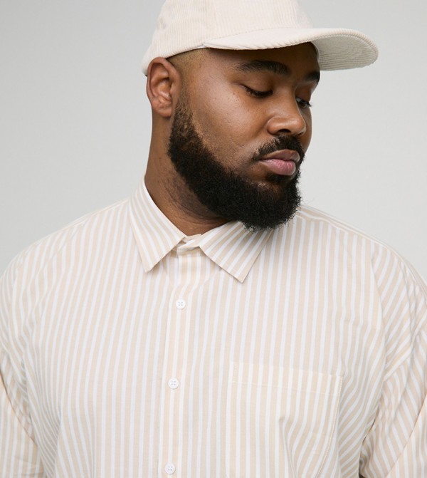 بوهو مان  قمصان - رمادي داكن قميص كاجوال 