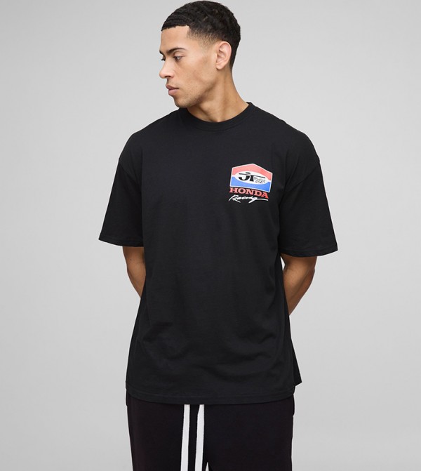 boohooMAN  - Black Casual T-Shirts