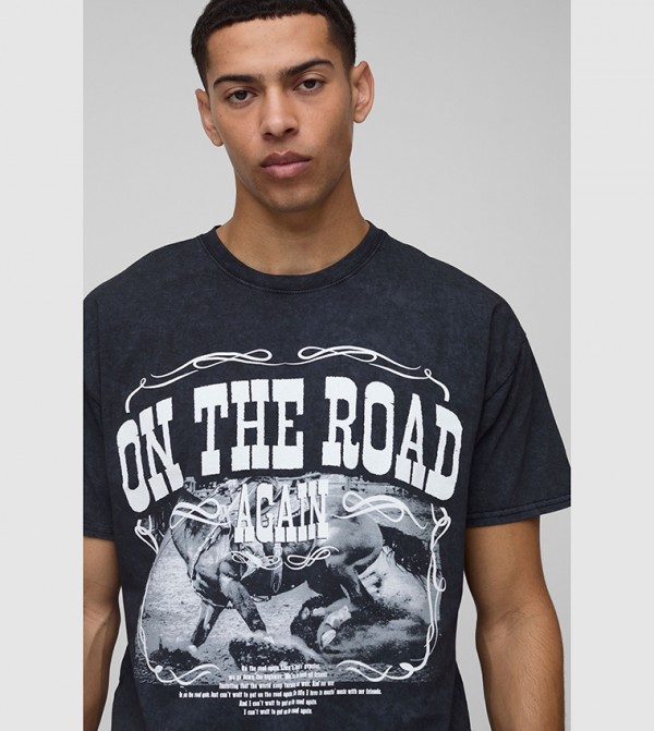 boohooMAN  - Black Casual T-Shirts