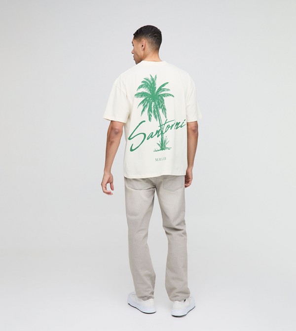 boohooMAN  - White Casual T-Shirts