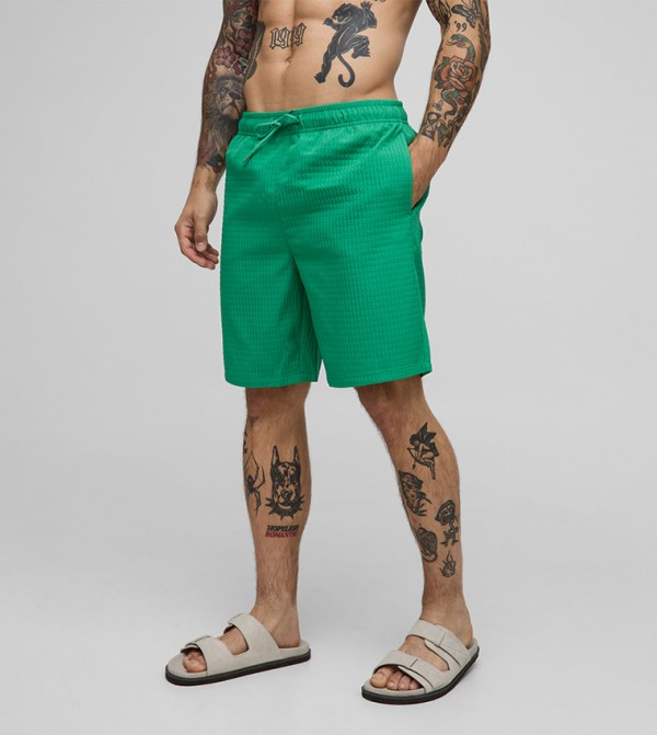 boohooMAN  Swimwear - Green Bottoms