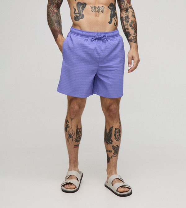 boohooMAN  Swimwear - Purple Bottoms
