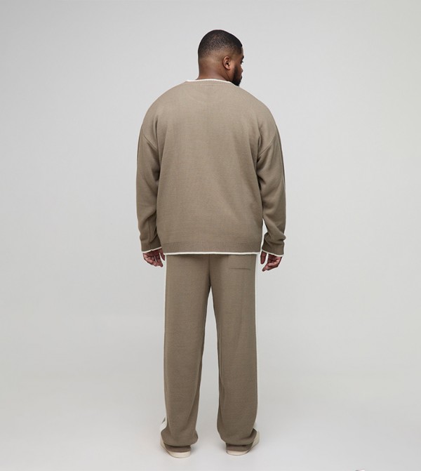 boohooMAN  Track Suit - Beige Track Suits