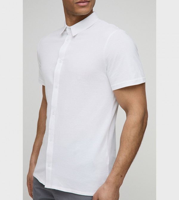 boohooMAN  - White Casual Shirts