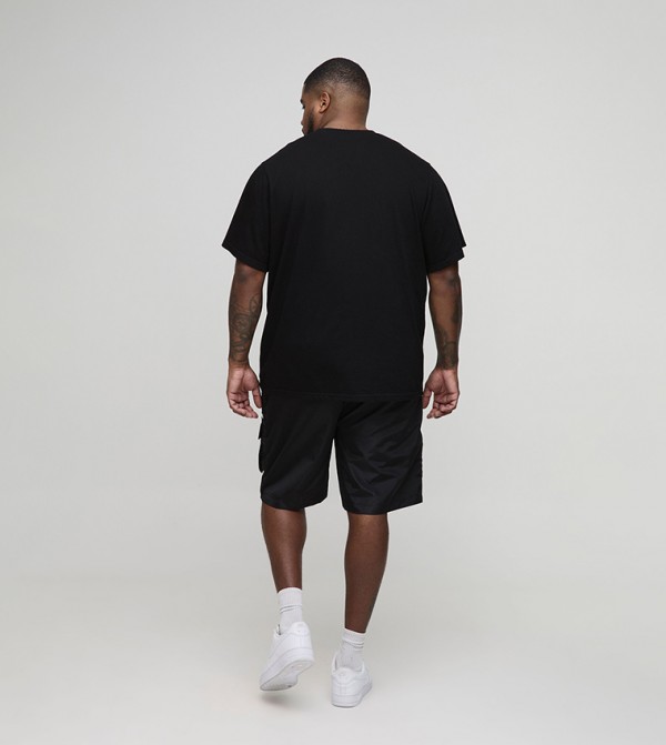 boohooMAN  Cargo Shorts - Black Cargo Shorts