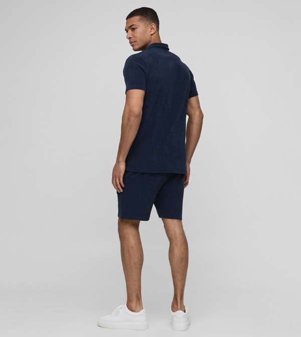 boohooMAN  - Navy Polo T-shirts