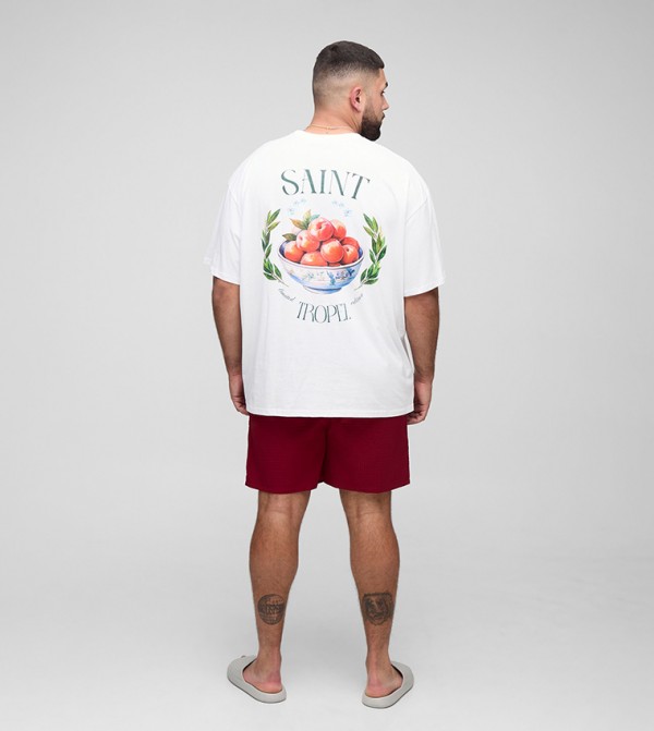 boohooMAN Swimwear - Burgundy Bottoms