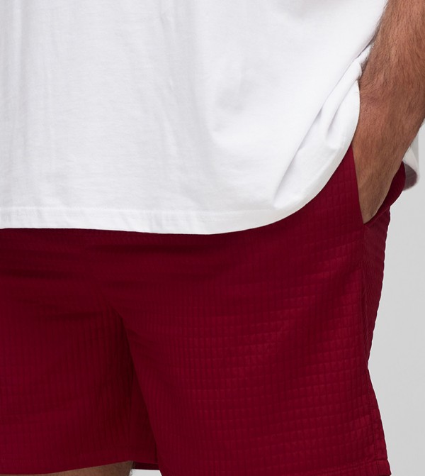 boohooMAN Swimwear - Burgundy Bottoms