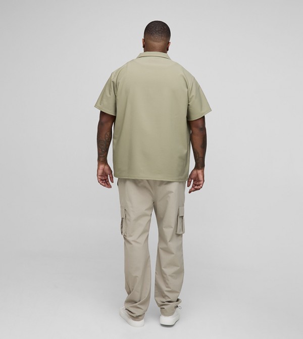 boohooMAN  Pants & Chinos - Beige Cargos