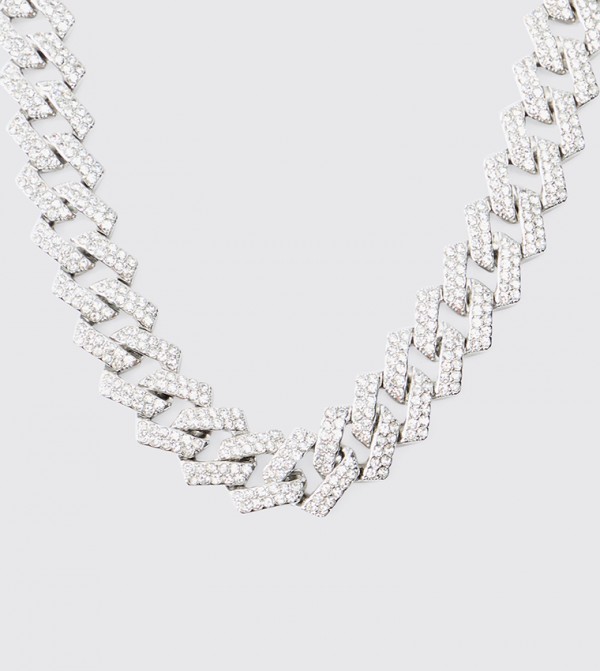 boohooMAN  Jewellery - Silver Necklaces & Pendants