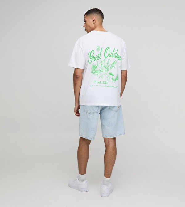 boohooMAN  - White Casual T-Shirts