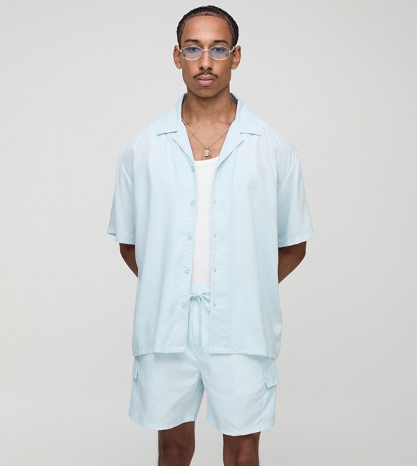 boohooMAN  Swimwear - Blue Bottoms