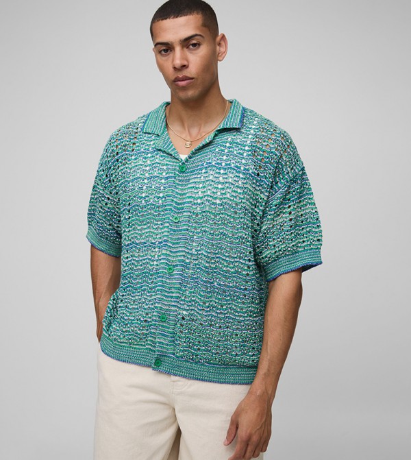 boohooMAN boohooMAN - Green Casual Shirts
