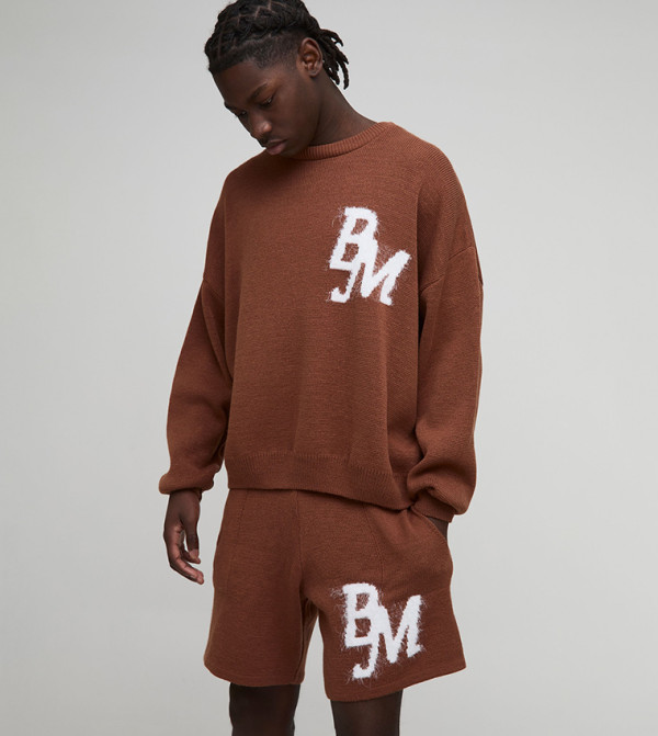 boohooMAN  - Taupe Co-Ord Set