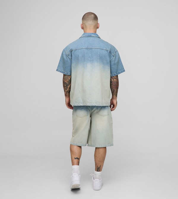 boohooMAN boohooMAN - Grey Denim shorts