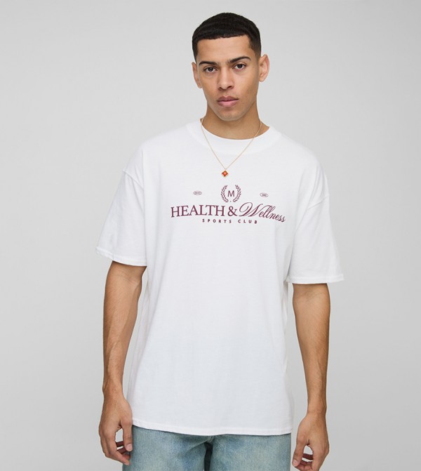boohooMAN  - White Casual T-Shirts
