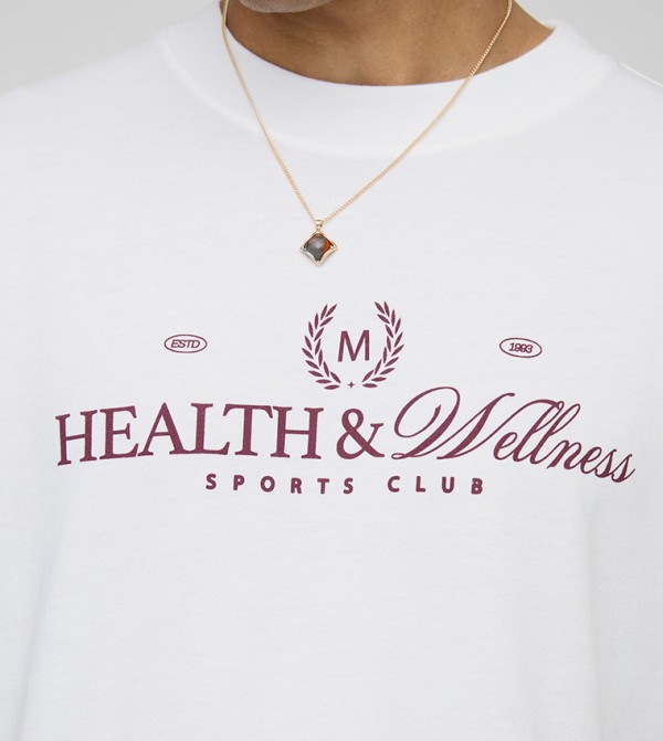 boohooMAN  - White Casual T-Shirts