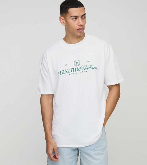 boohooMAN  - White Casual T-Shirts
