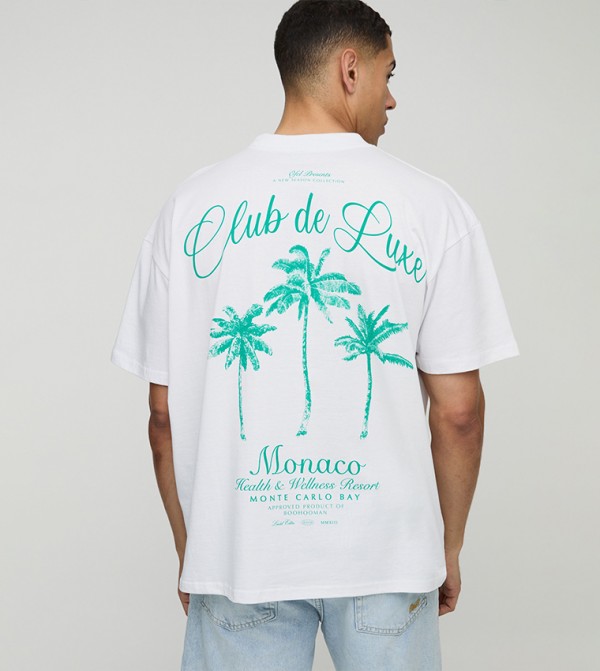 boohooMAN  - White Casual T-Shirts