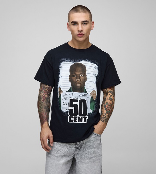 boohooMAN  - Black Round Neck T-Shirts