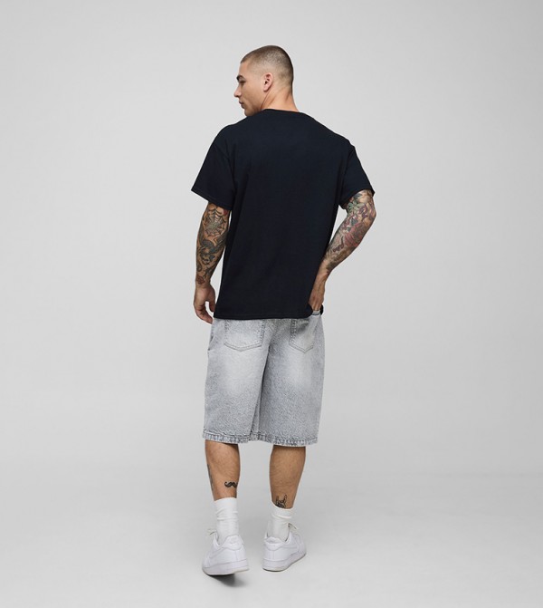 boohooMAN  - Black Round Neck T-Shirts