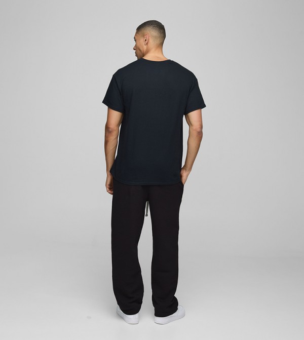 boohooMAN  - Black Round Neck T-Shirts