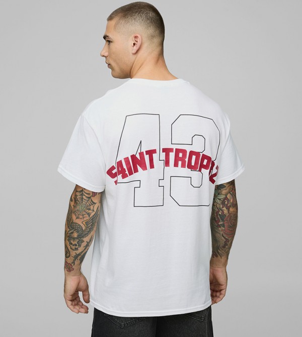 boohooMAN  - White Casual T-Shirts