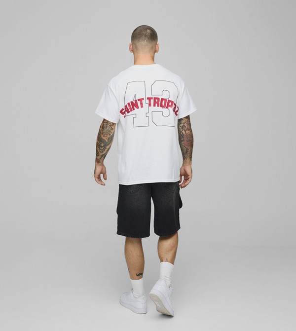 boohooMAN  - White Casual T-Shirts