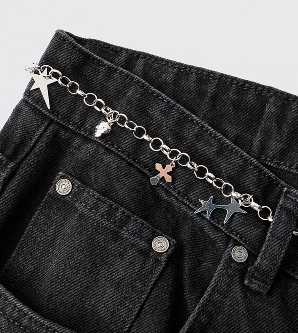 boohooMAN  Belts - Silver Non Leather Belts
