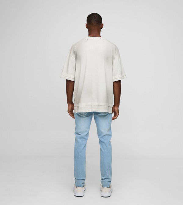 boohooMAN  - Blue Skinny Jeans