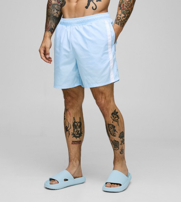 boohooMAN  Swimwear - Blue Bottoms
