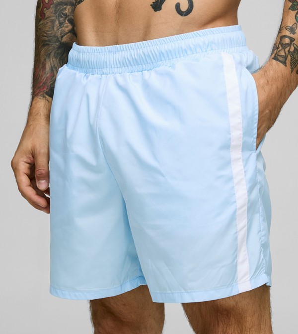 boohooMAN  Swimwear - Blue Bottoms