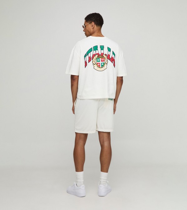 boohooMAN  - Ecru Casual T-Shirts