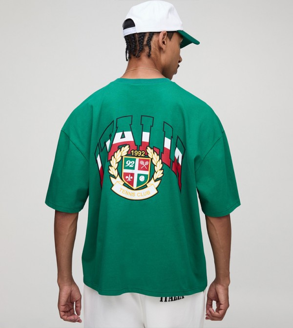 boohooMAN  - Green Casual T-Shirts