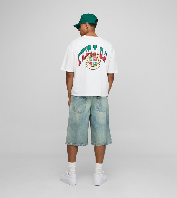 boohooMAN  - White Casual T-Shirts