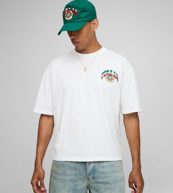 boohooMAN  - White Casual T-Shirts