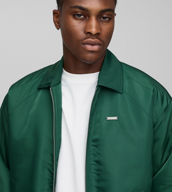 boohooMAN  Casual Jackets - Green Casual Jackets