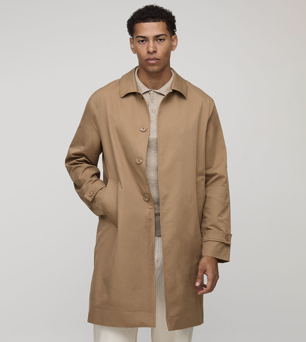 boohooMAN  Overcoats - Beige Overcoats