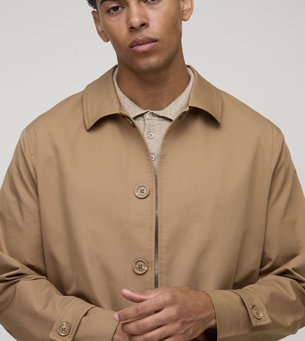 boohooMAN  Overcoats - Beige Overcoats