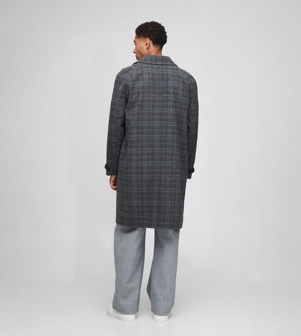 boohooMAN  - Grey Overcoats