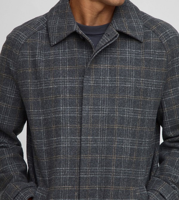 boohooMAN  - Grey Overcoats