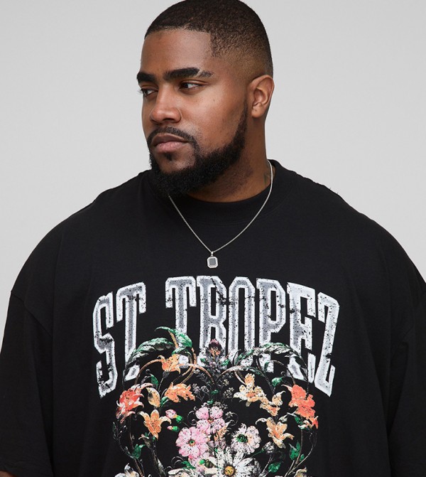 boohooMAN  - Black Round Neck T-Shirts