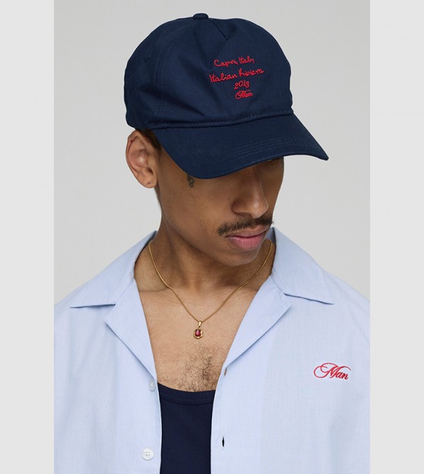 boohooMAN Caps & Hats - Navy Caps