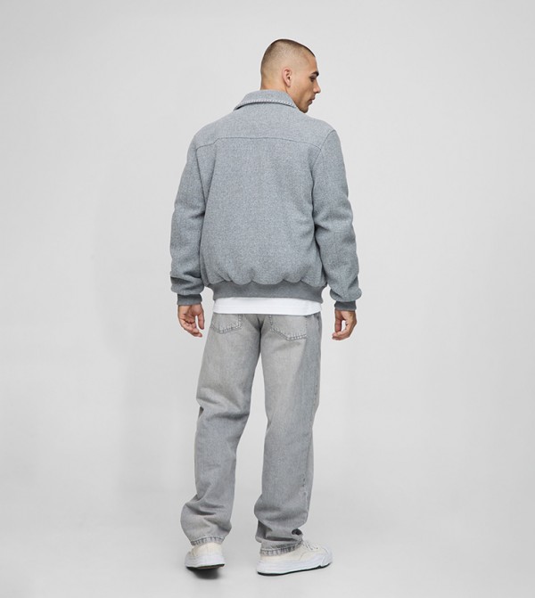 بوهو مان  جاكيتات و معاطف - رمادي جاكيتات كاجوال